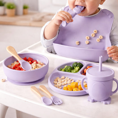 SafeScoop™ Silicone Baby Feeding Set (8-Pcs)