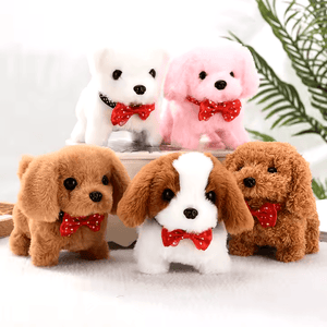 BarkyBoo™ - Walking, Barking Stuffed Puppy Dog Toy (Battery Operated)